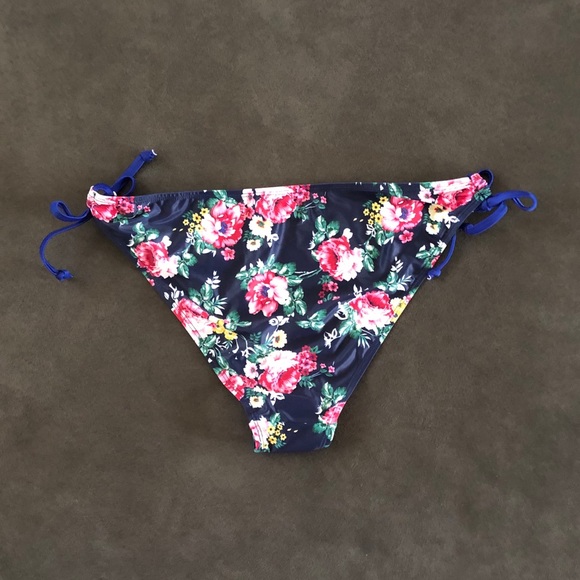 NWT Sz XL Floral Tie-Side Swim Bottoms - Picture 2 of 4